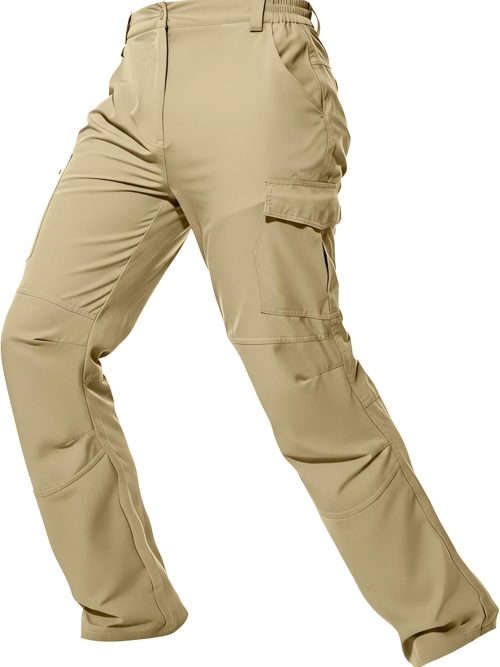 Men's Hiking Cargo Pants Waterproof Lightweight Quick Dry Outdoor Work Fishing Mountain Travel Stretch Pants